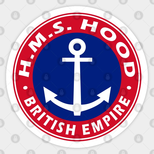 HMS Hood Sticker by Lyvershop